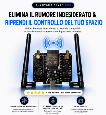 PhantomSignal Pro – Controllo Wireless